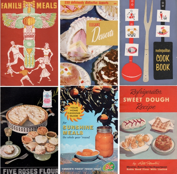 Composite of cook book covers